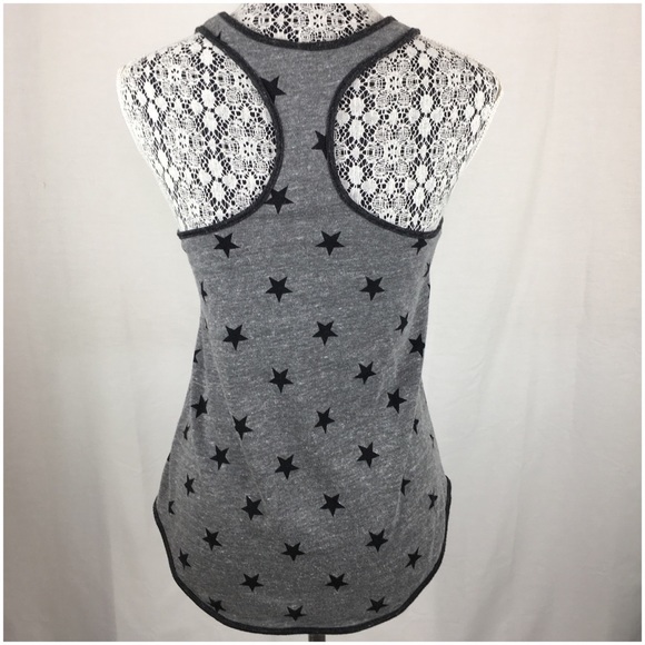 Alternative Apparel Black Star Racerback Tank Top - Picture 5 of 5
